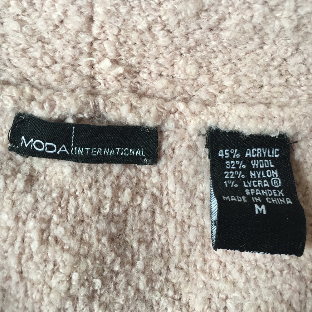 Soft Pink Moda International Ruffle Sweater - Picture 3 of 7